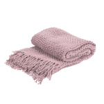 Katoenen roze plaid