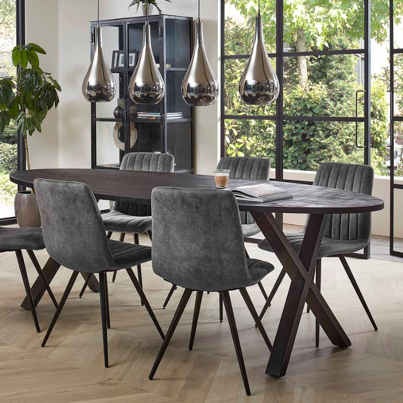 Eettafel Yucon black 240