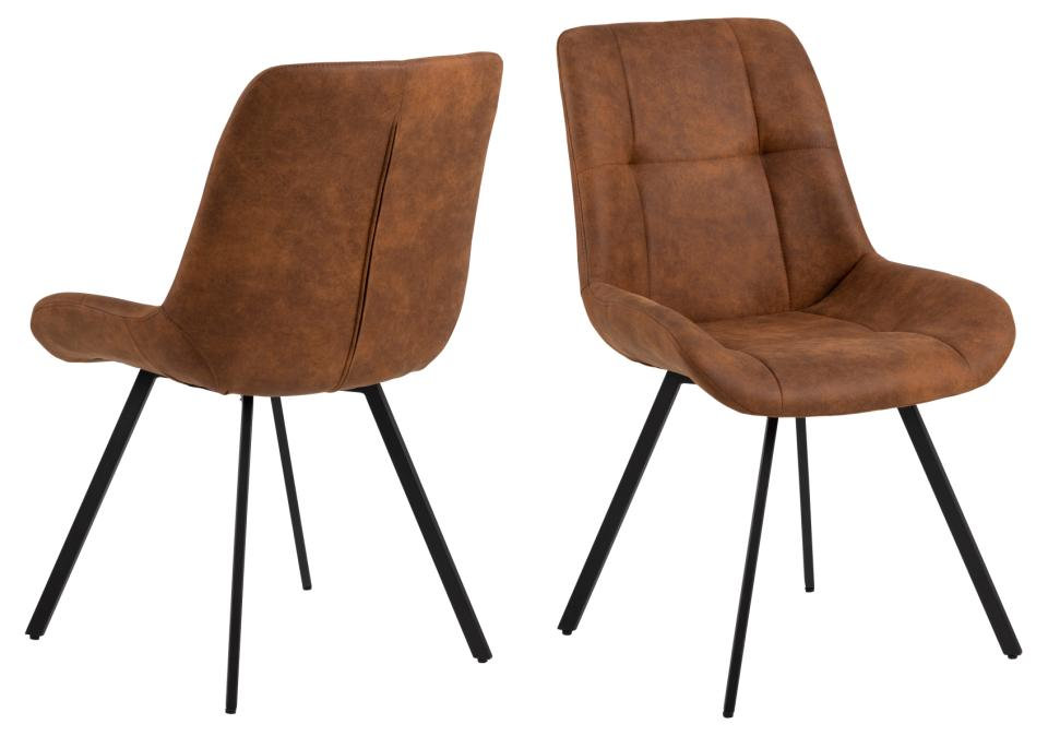 Stoel Burbank cognac